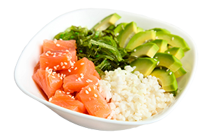 Salmon Reis Bowl+Avocado