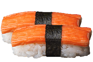 2xSurimi Nigiri(Krebsfleisch)