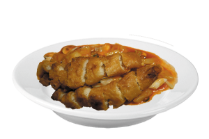 <font color="Purple">Geb</font> Huhn  süßsauer Soße