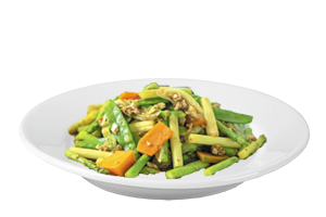 Gemüse Chop Suey mit Soße